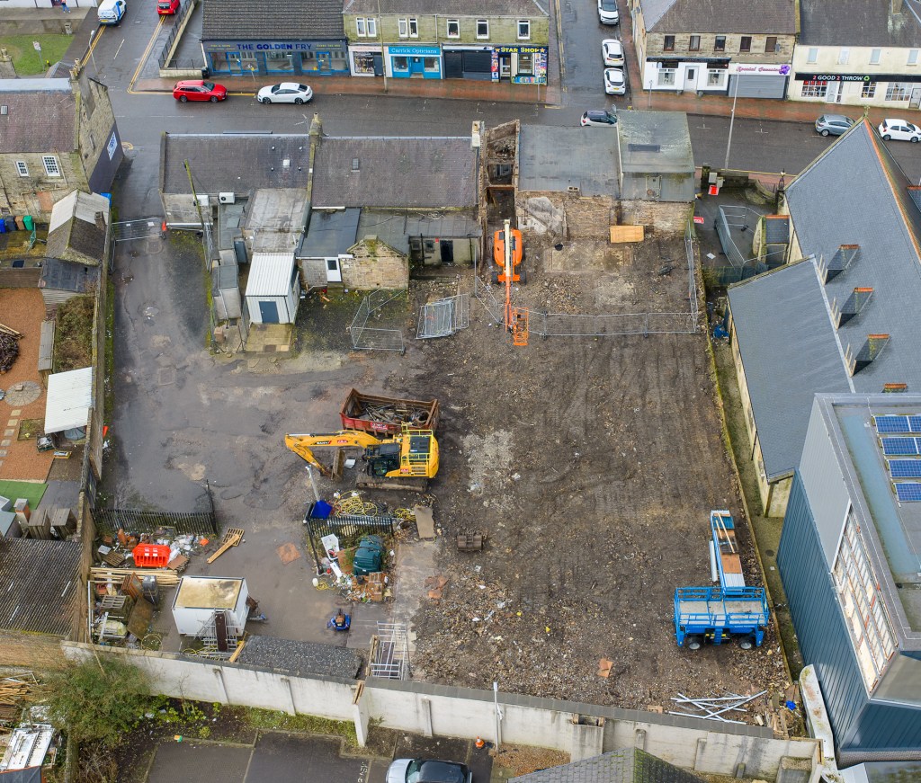 Demolition complete at Lochgelly fire&nbsp;site